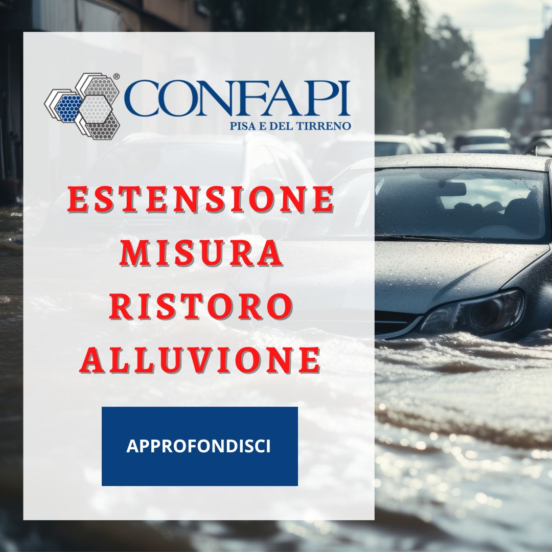 NEWS - ALLUVIONE Confapi Pisa e del Tirreno