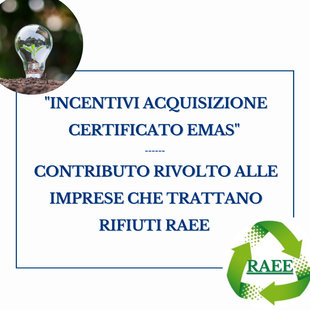 CERTIFICATO EMAS - CONTRIBUTI Confapi Pisa e del Tirreno