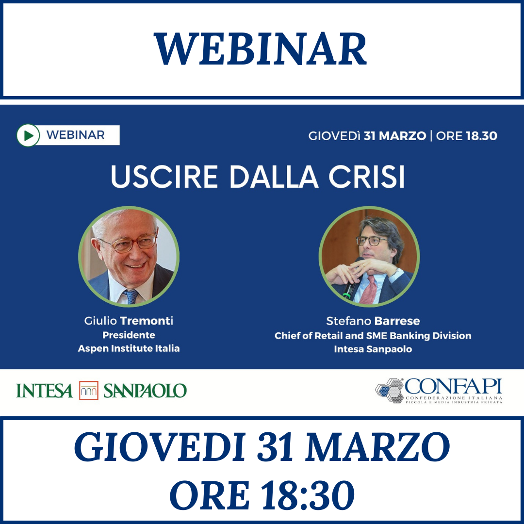 WEBINAR - USCIRE DALLA CRISI Confapi Pisa e del Tirreno